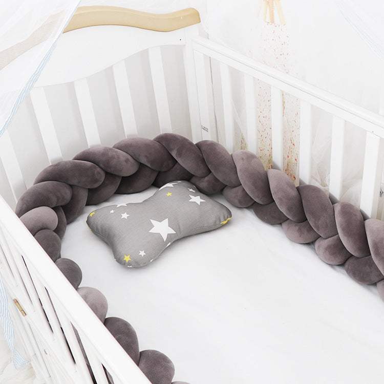 Braided Knot Crib Bumper | Anti-Collision