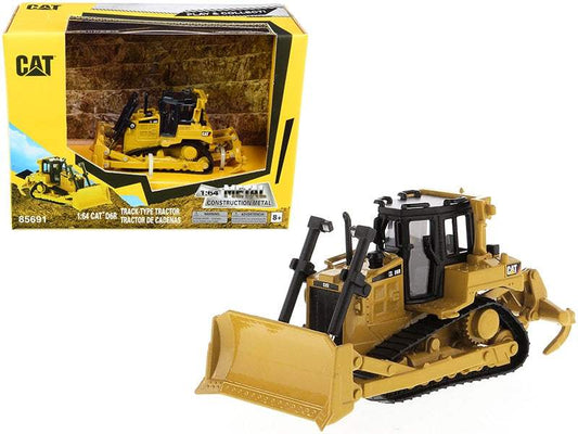 CAT Caterpillar D6R Track-Type Tractor | 1/64 Diecast Model Tractor | Diecast Masters | Play & Collect! Series