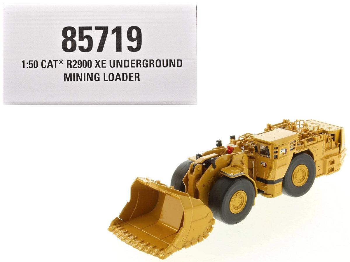 CAT Caterpillar R2900 XE Underground Mining Loader Yellow | 1/50 Diecast Construction Model | Diecast Masters | High Line Series