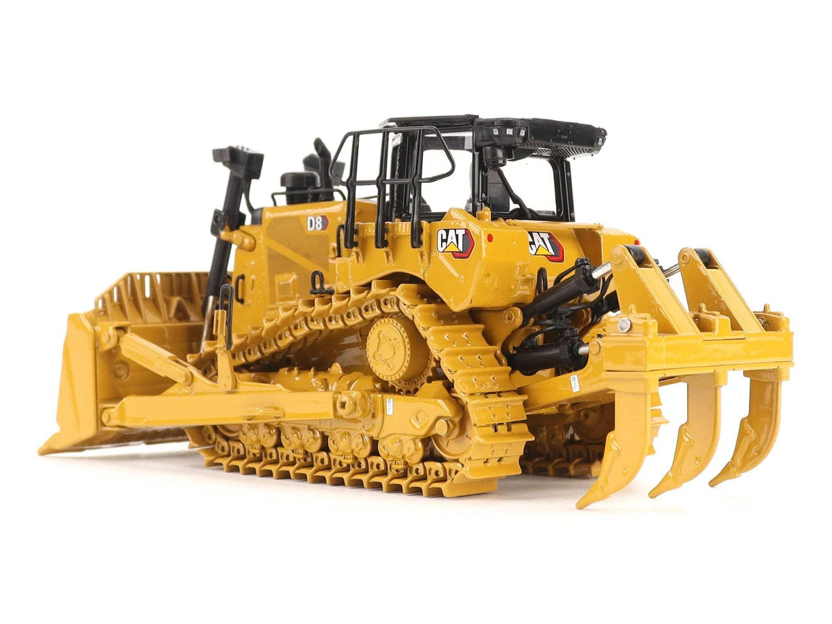 CAT Caterpillar D8 Track-Type Dozer (Standard Configuration) Yellow | 1/50 Diecast Construction Model | Diecast Masters | High Line Series
