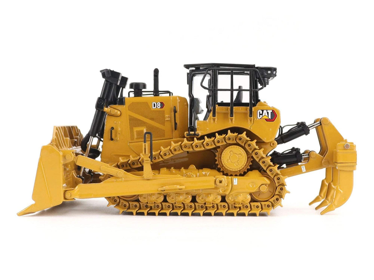 CAT Caterpillar D8 Track-Type Dozer (Standard Configuration) Yellow | 1/50 Diecast Construction Model | Diecast Masters | High Line Series