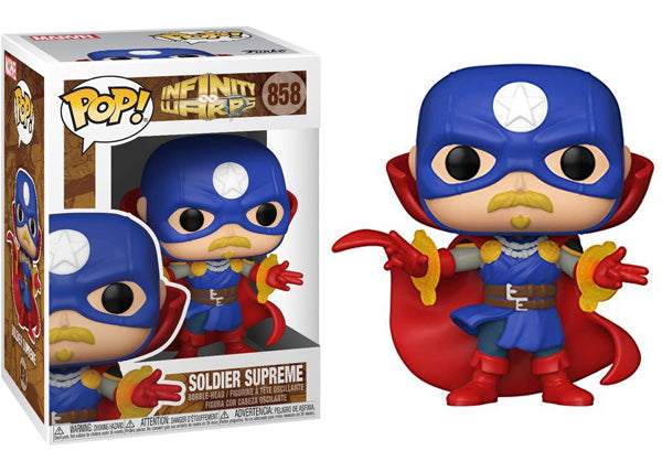 Funko Pop Soldier Supreme Infinity Warps Vinyl Figure Near Mint
