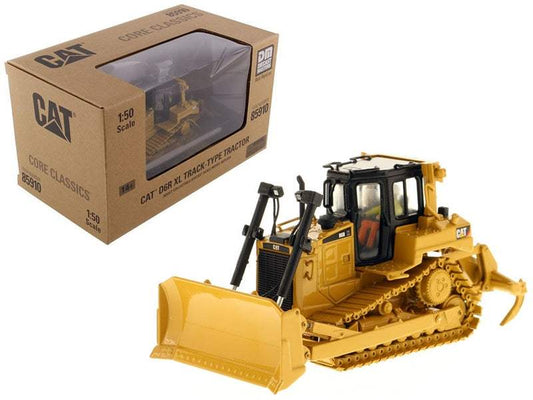 CAT Caterpillar D6R Track Type Tractor with Operator | 1/50 Diecast Model Tractor | Diecast Masters | Core Classics Series