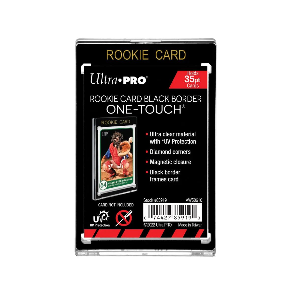 One Touch UV Card Holder With Magnet Closure - 35pt Rookie