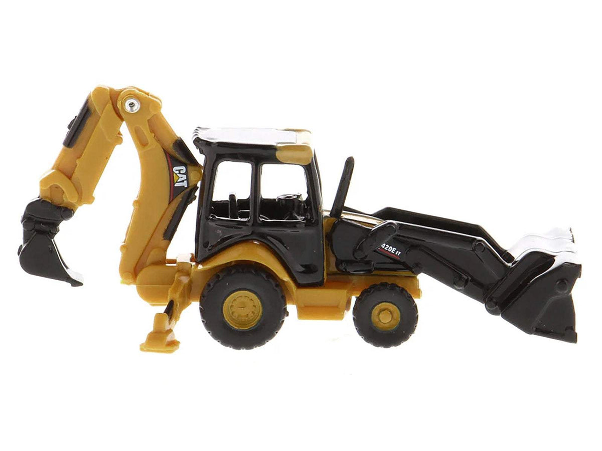 Diecast Models | Caterpillar 420E Backhoe Loader Diecast Replica With Display Case