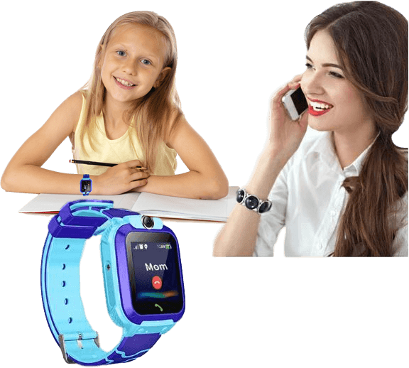 Kids Smart Phone Watch (Age 4+) with Camera,Waterproof, GPS,Calls,Voice Notes & SOS Button