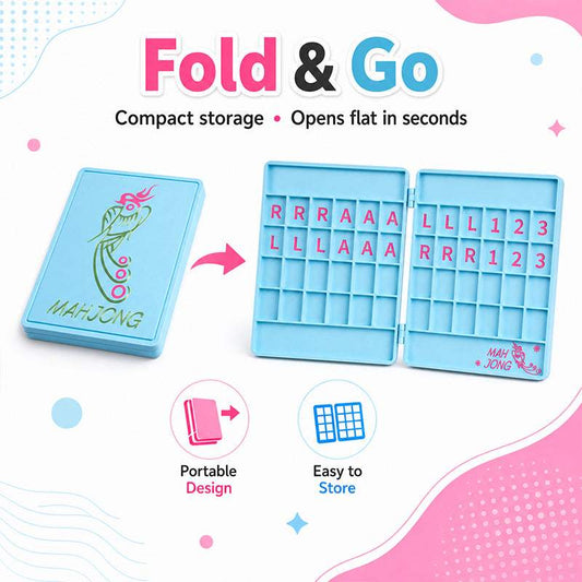 Foldable American Mahjong Practice Board | Card Game Accessories
