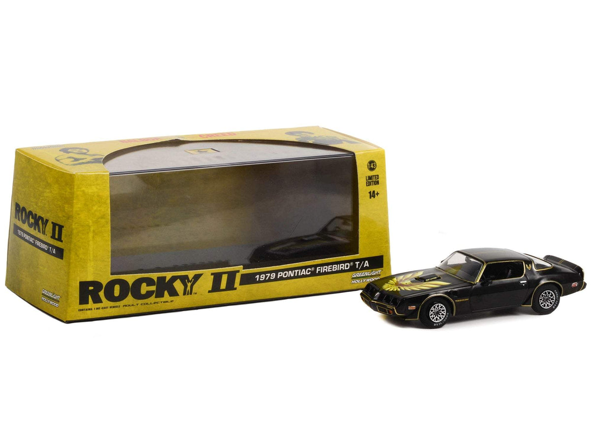 Diecast Model Car | 1/43 Scale | 1979 Pontiac Firebird | Rocky II Black