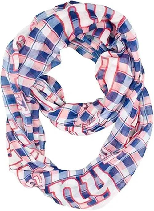 New York Giants Infinity Scarf - Plaid