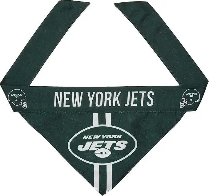 New York Jets Pet Bandanna Size XS Alternate Design