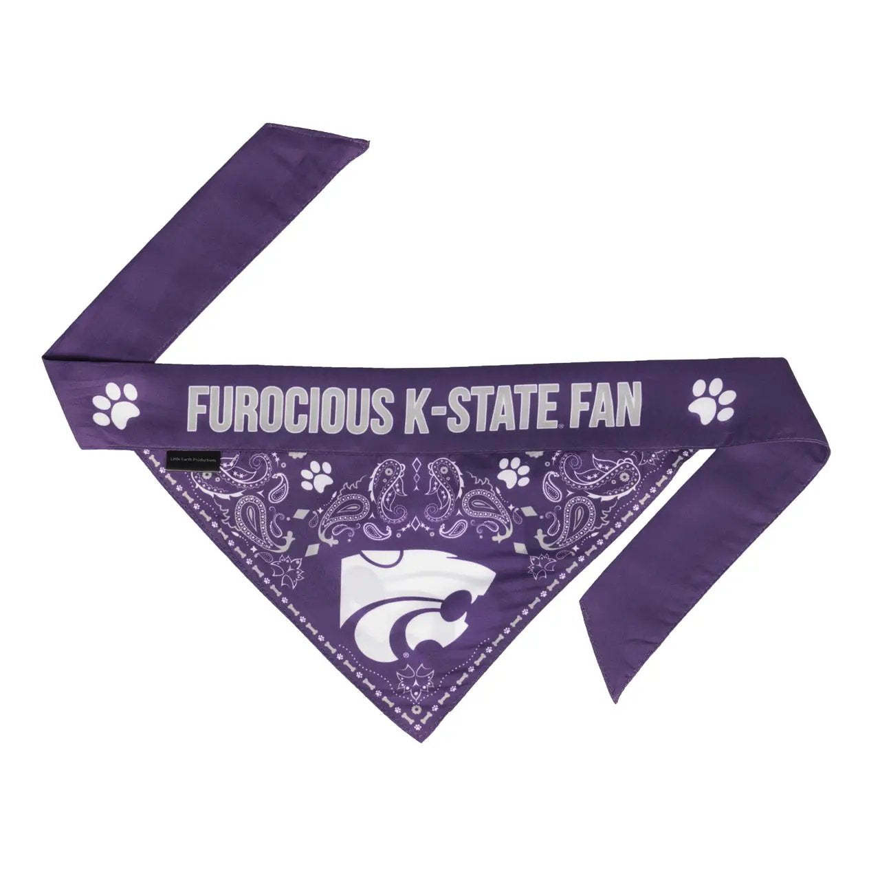 Kansas State Wildcats Pet Bandanna Size S