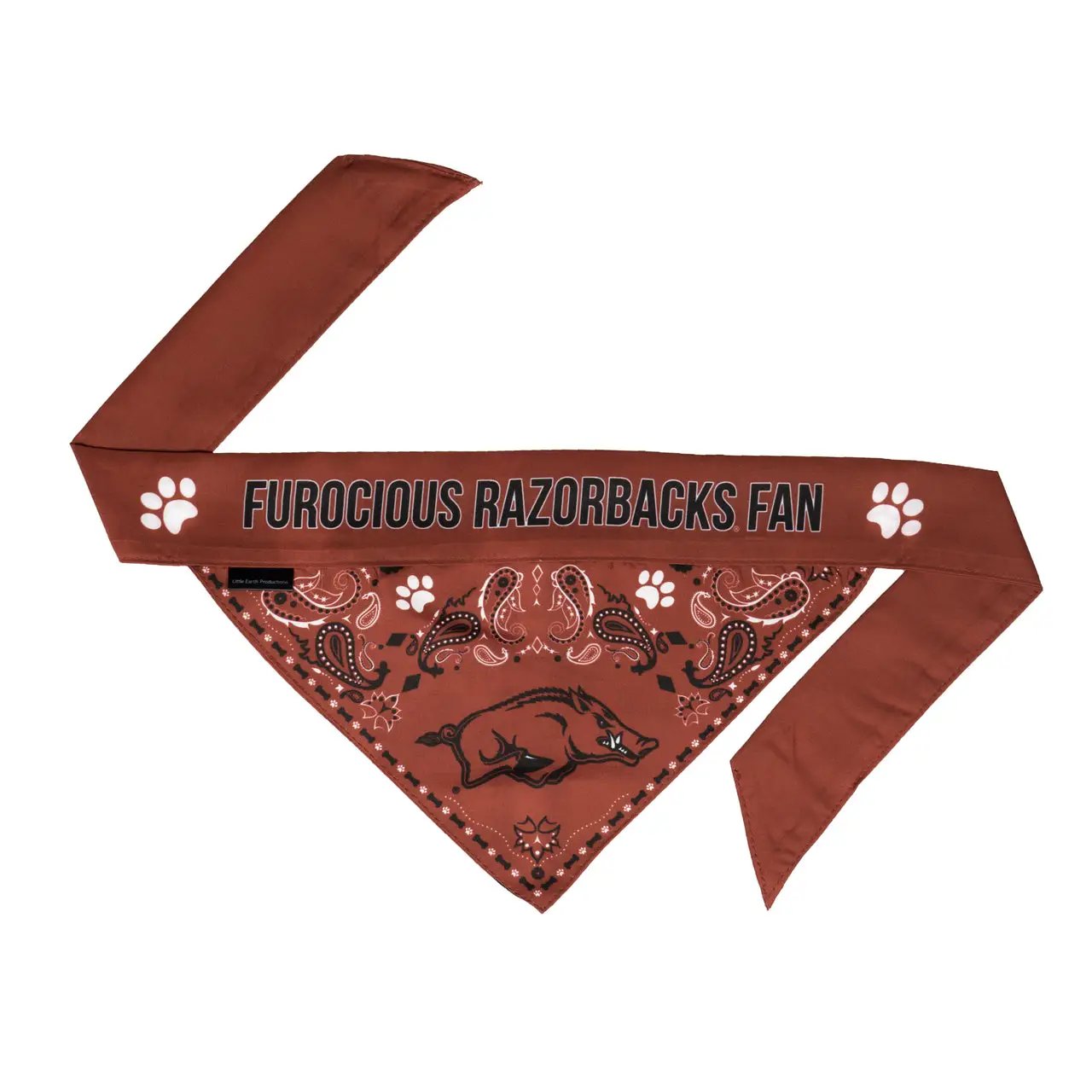 Arkansas Razorbacks Pet Bandanna Size L