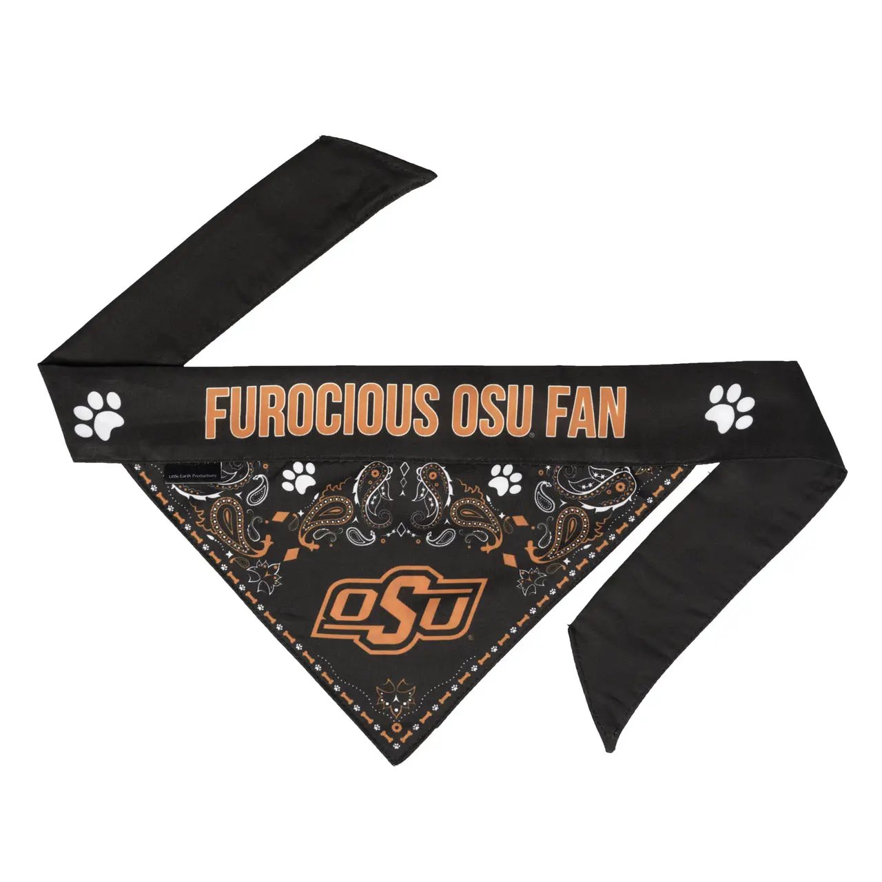 Oklahoma State Cowboys Pet Bandanna Size M
