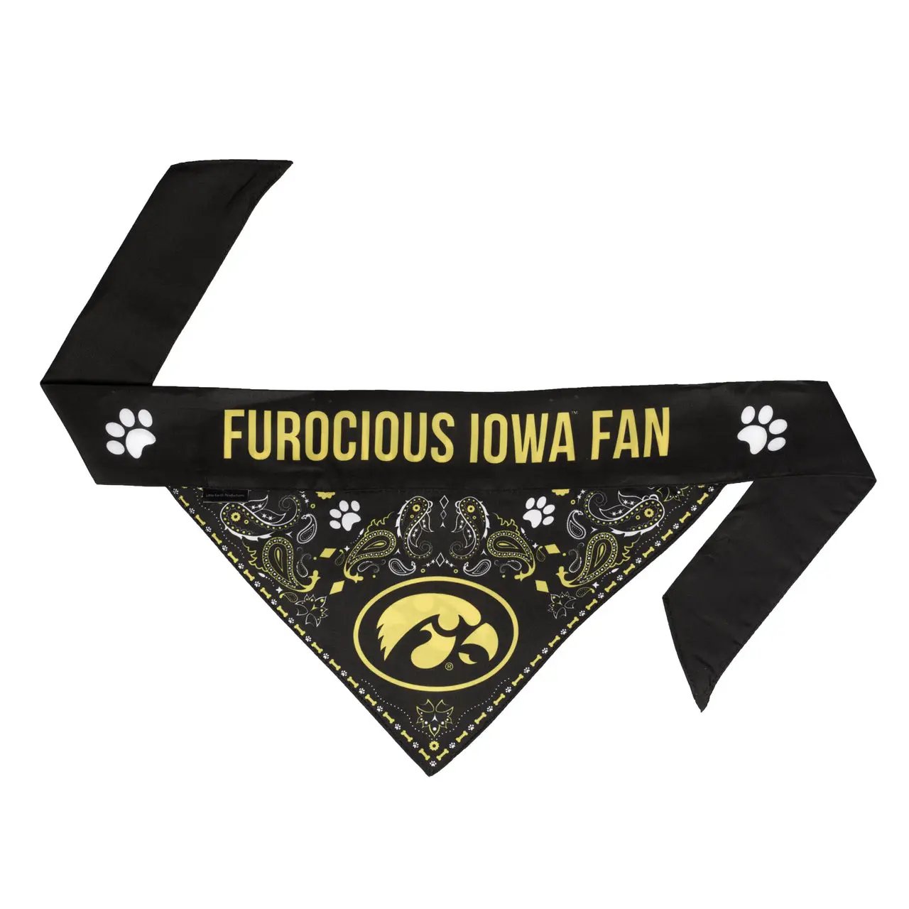 Iowa Hawkeyes Pet Bandanna Size XS