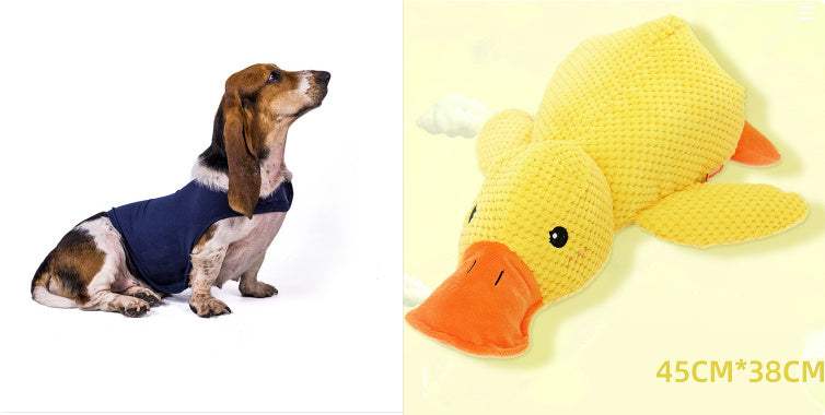 Plush Goose Dog Chew Toy | Bite-Resistant Molars
