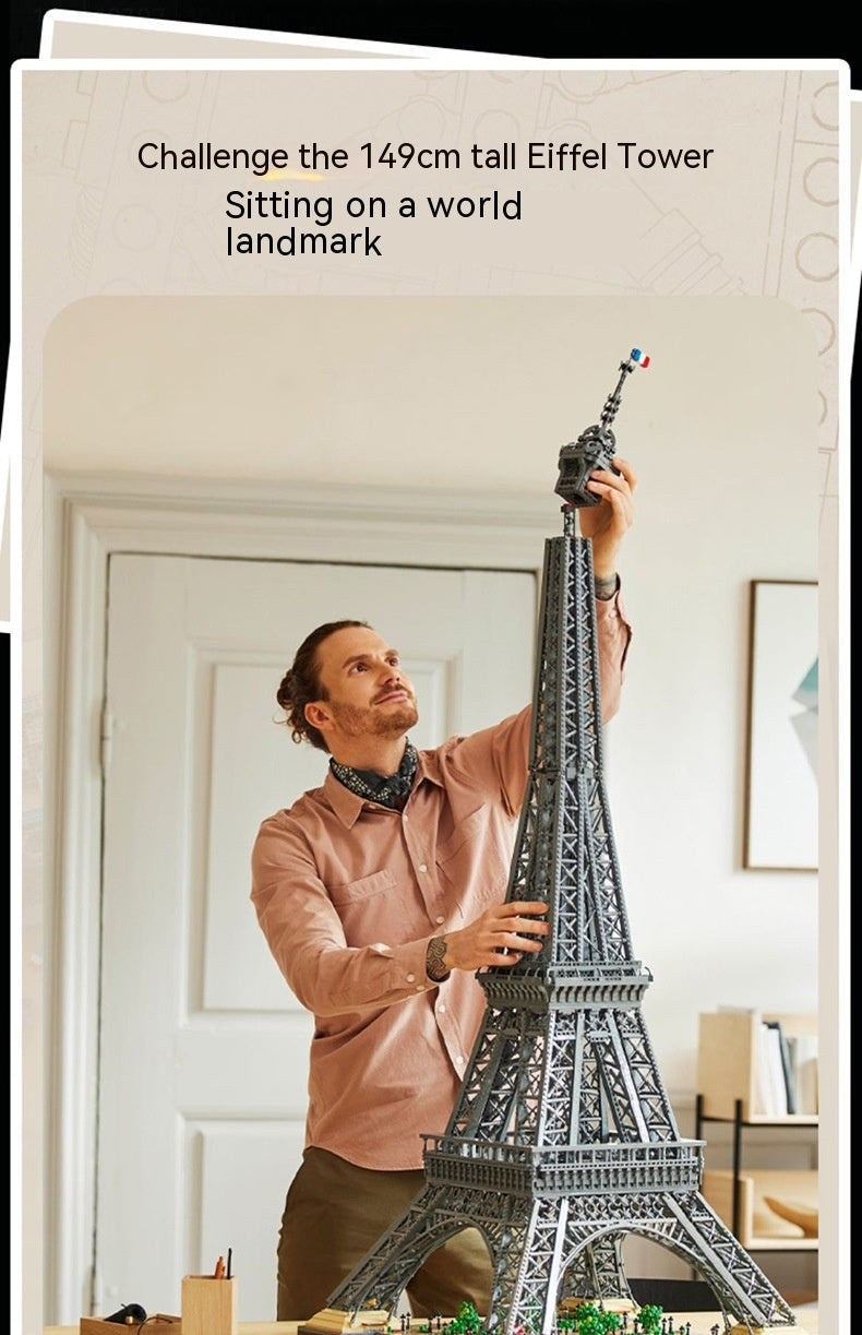 Eiffel Tower Challenging Building Block Model - ToylandEU