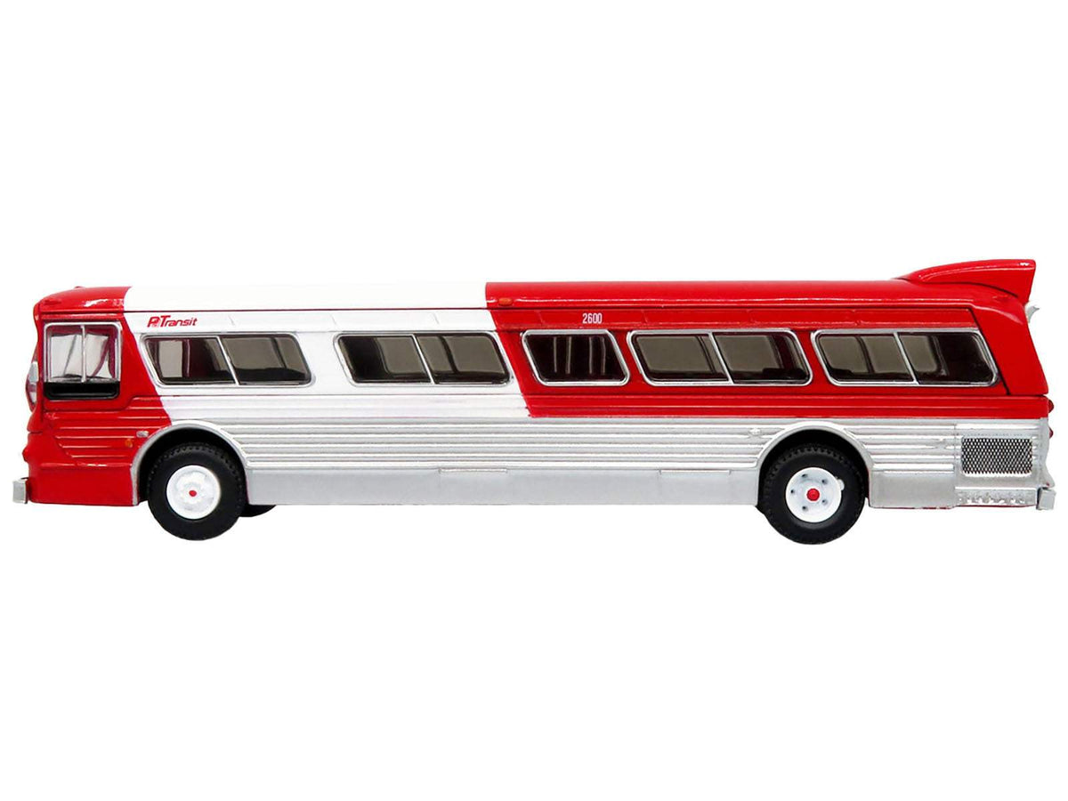 Flxible 53102 New Look Transit Bus | 1/87 Diecast Bus Model | Iconic Replicas | Pittsburgh Area Transit Series