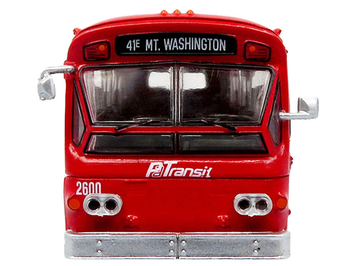 Flxible 53102 New Look Transit Bus | 1/87 Diecast Bus Model | Iconic Replicas | Pittsburgh Area Transit Series