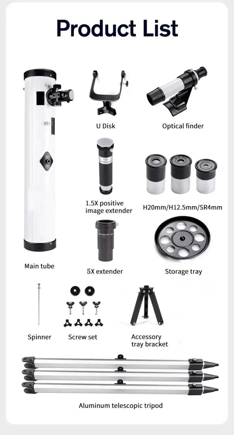  875X Monocular Telescope 114mm Aperture For Stargazing -  ToylandEU™
