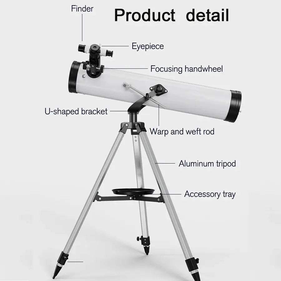 875X Professional Monocular Telescope With 114mm Large Aperture For Stargazing - ToylandEU