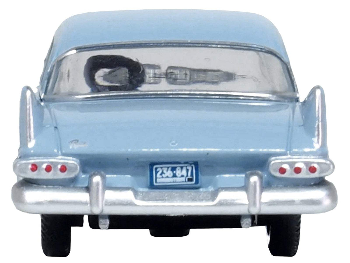 1959 Plymouth Savoy Sedan Powder Blue | 1/87 Diecast Model Car | Oxford Diecast | Collector Quality