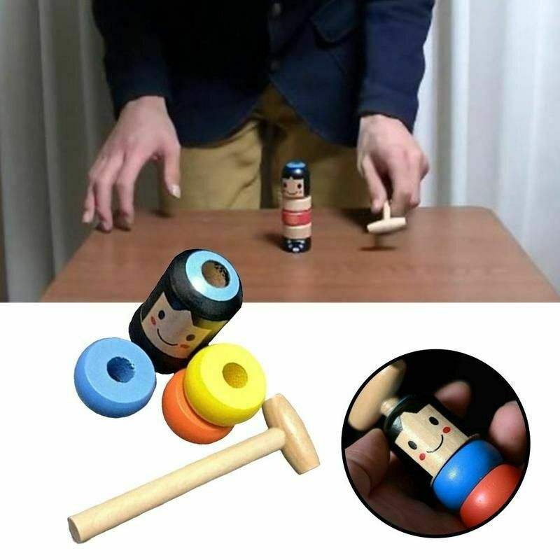 Immortal Daruma Toy | Self-Rebuilding Wooden Puzzle