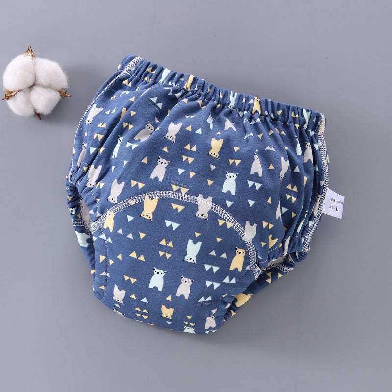 Washable 6-Layer Gauze Training Pants | Diaper Cover | Learning Pants