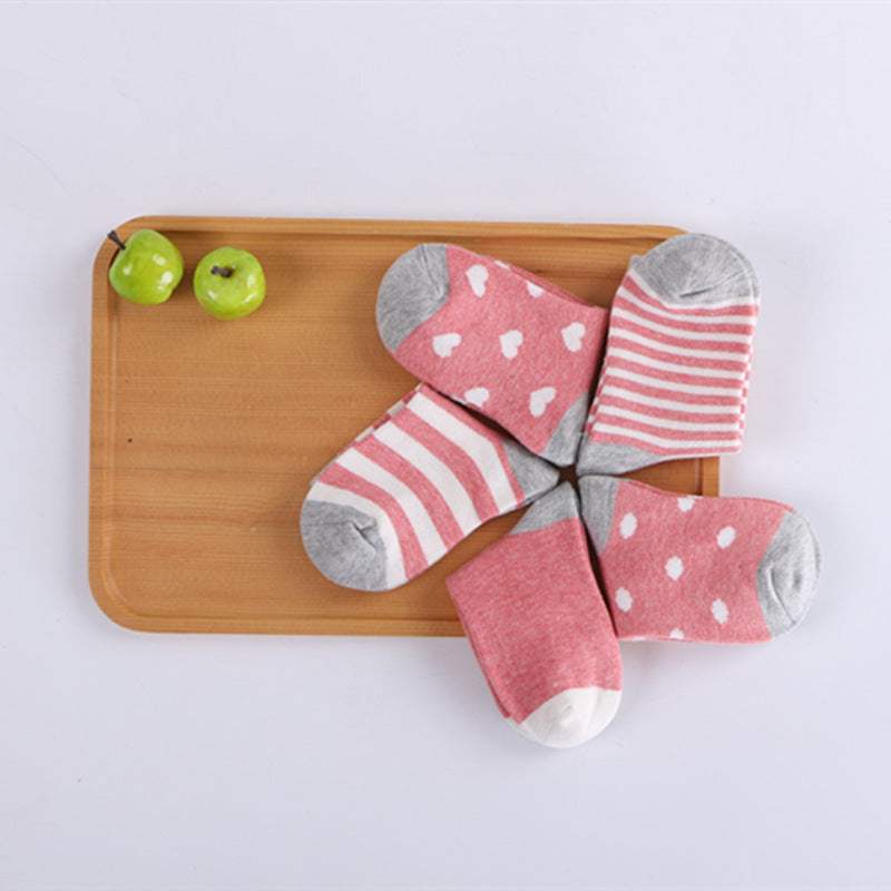Baby Cartoon Combed Cotton Socks And Stockings | Jacquard