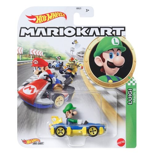 Mario Kart Hot Wheels Die Cast Racing Cars Collection