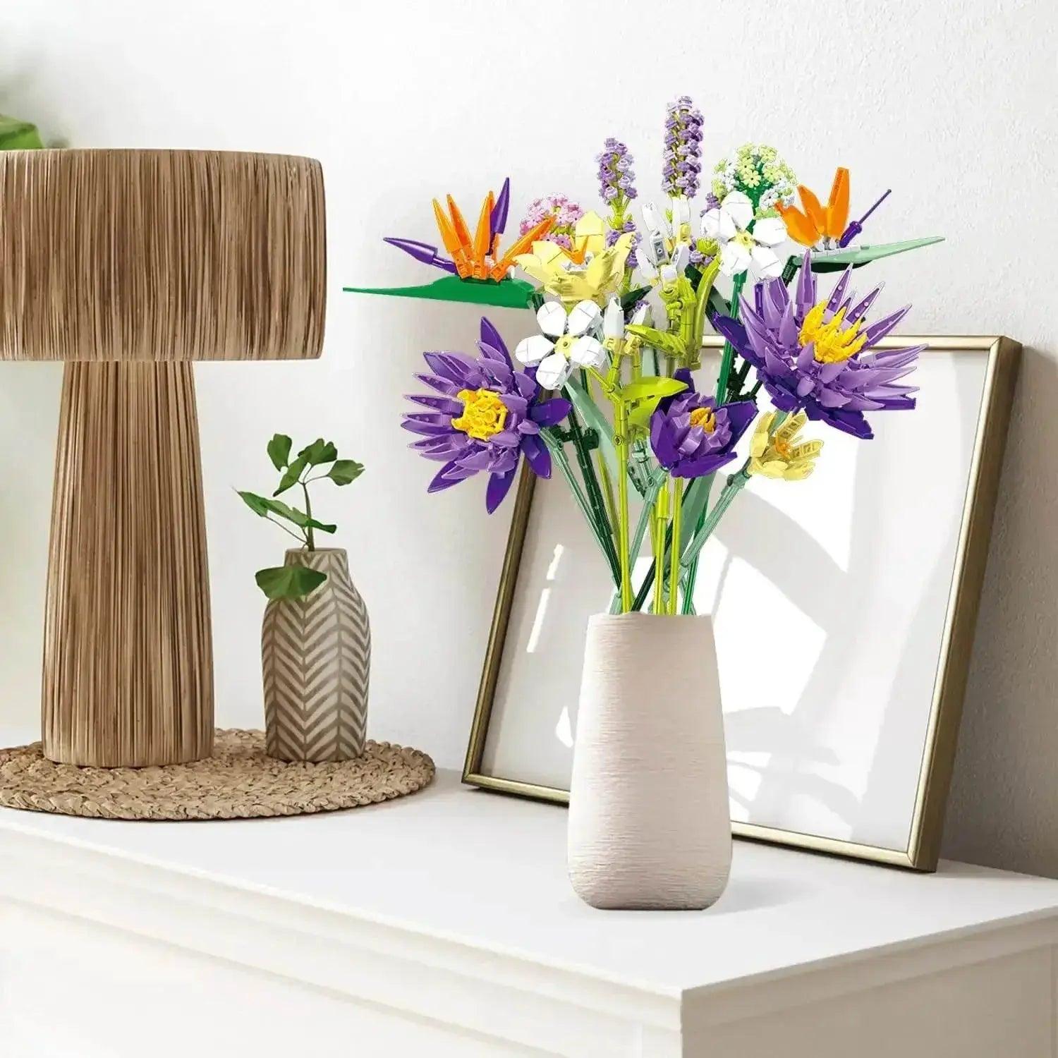  891PCS Flower Bouquet Building Blocks for Home Decor -  ToylandEU™
