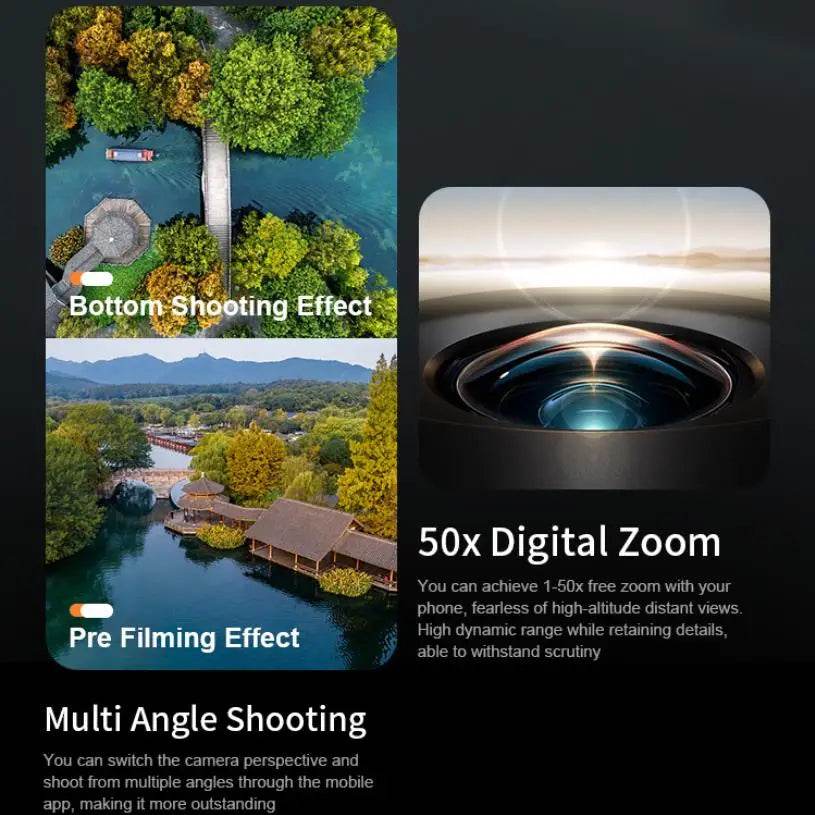 8K HD Dual Camera Drone with WiFi FPV and 360° Obstacle Avoidance - ToylandEU