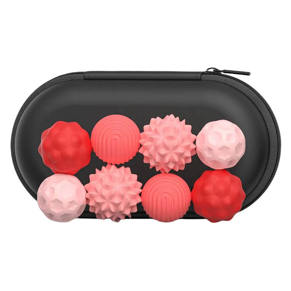 8Pcs Silicone Magnetic Sensory Balls Fidget Toy for Stress Relief - ToylandEU