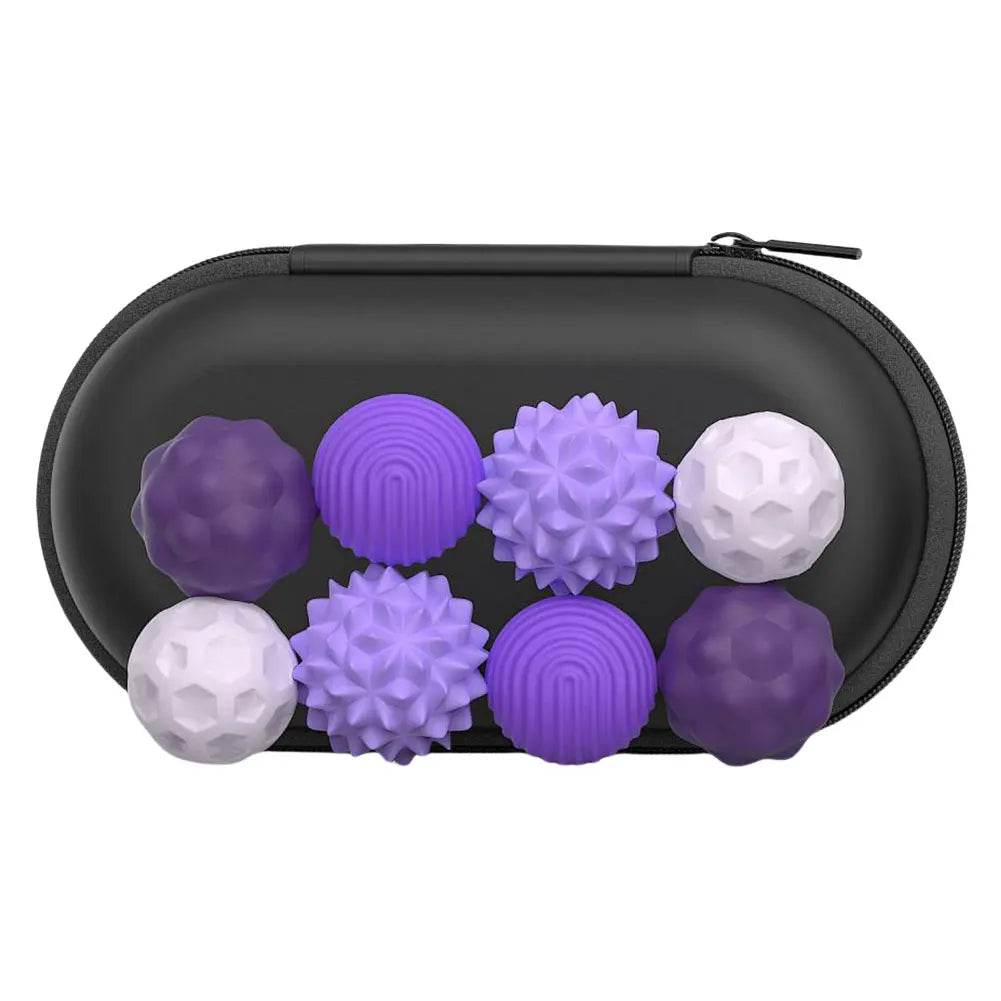 8Pcs Silicone Magnetic Sensory Balls Fidget Toy for Stress Relief - ToylandEU