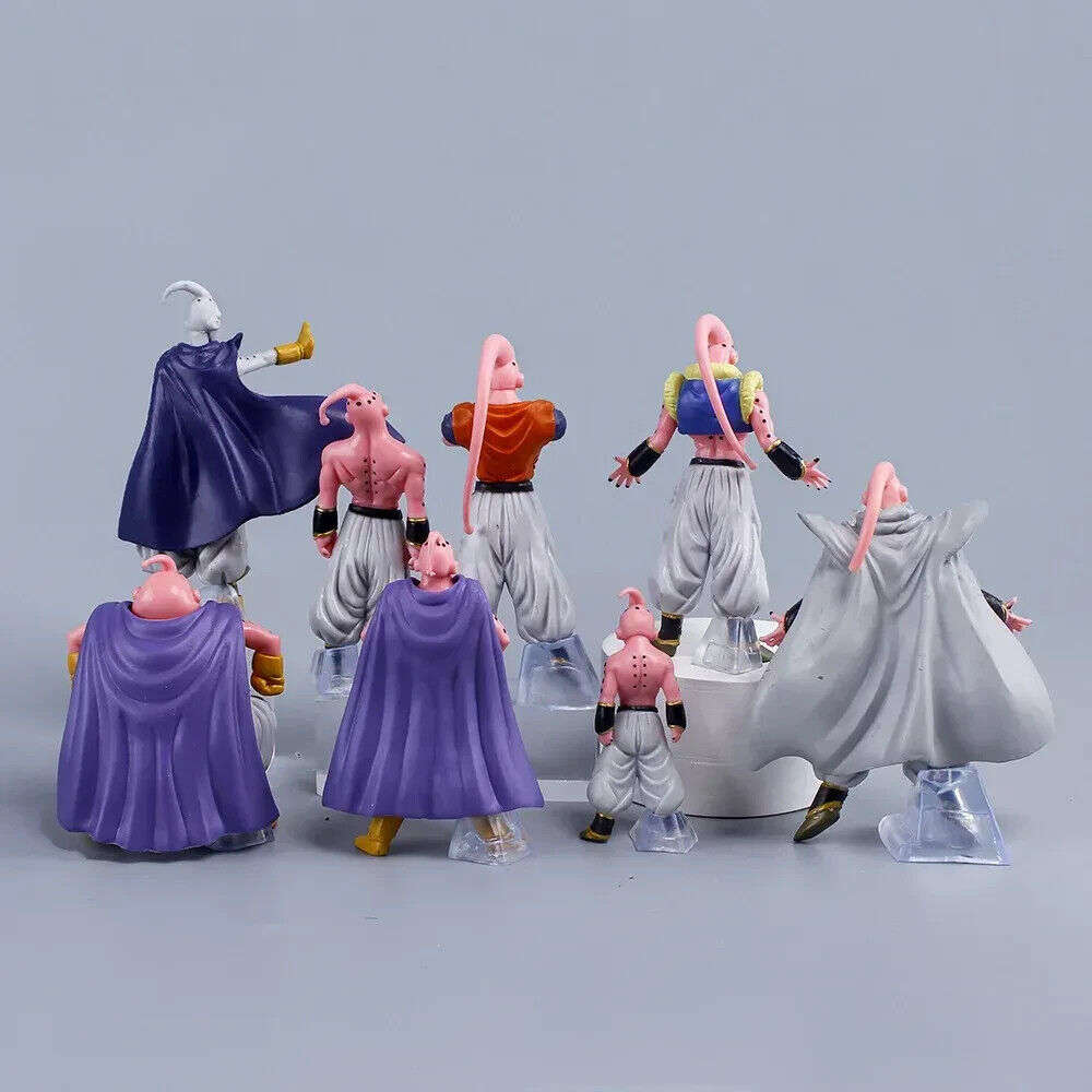 8 pcs Majin Buu Figure Set, Super Evil Kid Innocent Fat Dragon Ball Z Figurines