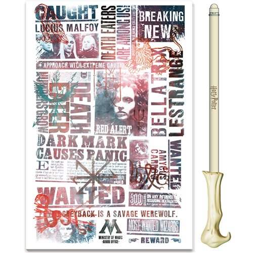 Harry Potter Daily Prophet Journal | Wand Pen Included | Student Notebook