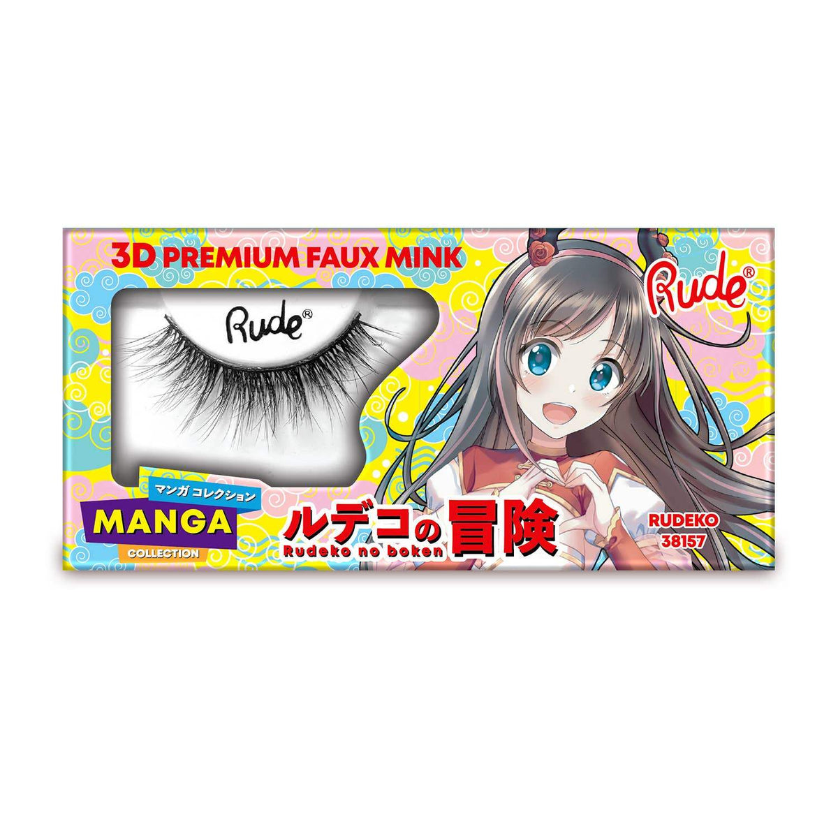 Faux Mink False Eyelashes | 3D Manga Design Features | Soft Texture