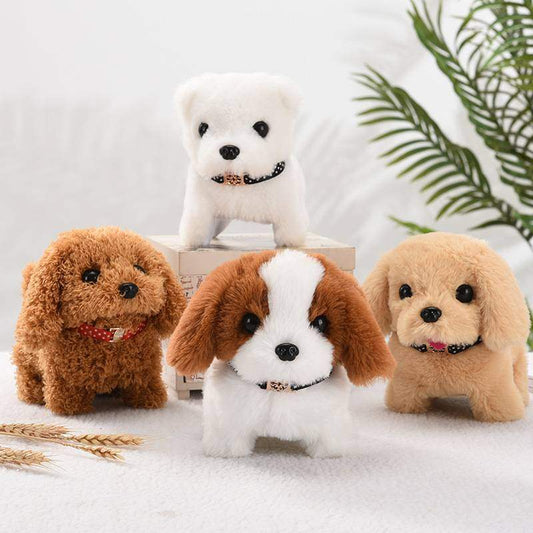 Interactive Plush Dog | Walks Barks Nods | Sensory Learning Toy | Toddler Safe