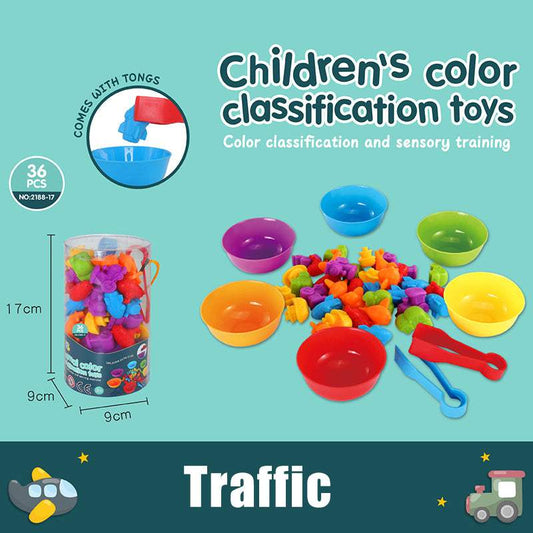 Rainbow Counting Early Education Toy Set | Math And Color Cognition