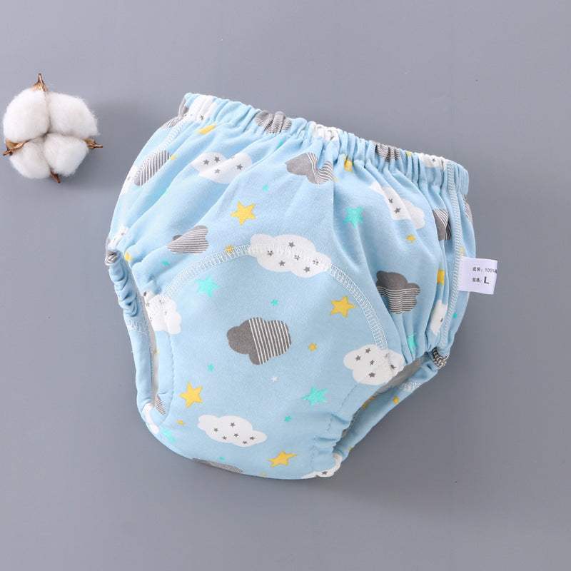 Washable 6-Layer Gauze Training Pants | Diaper Cover | Learning Pants