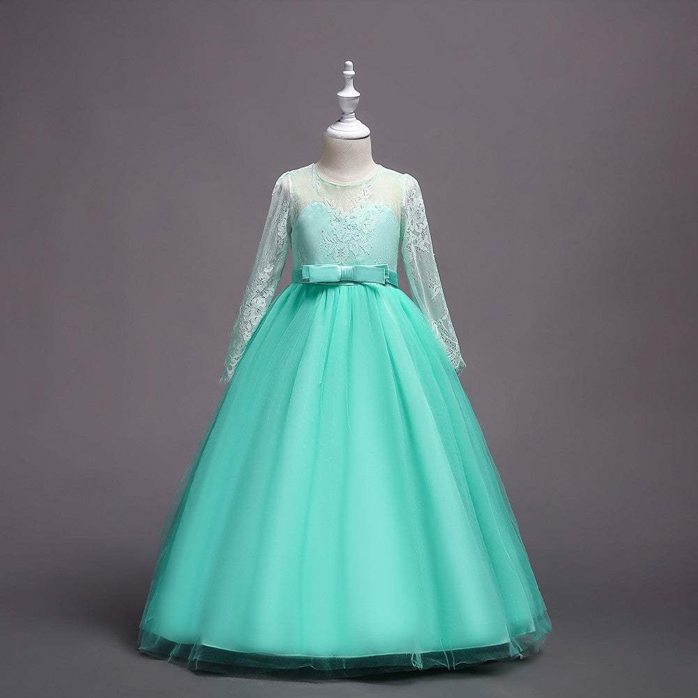 Kids' Long Flower Girl Dress | Polyester