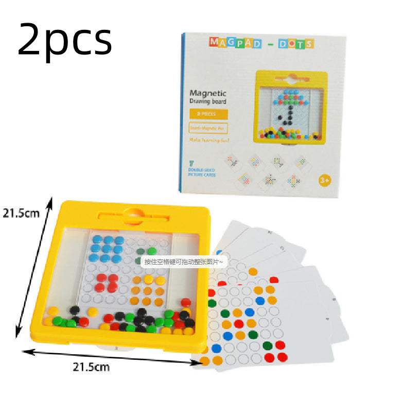 Kids' Magnetic Steel Ball Drawing Board | ABS | Ages 4-6
