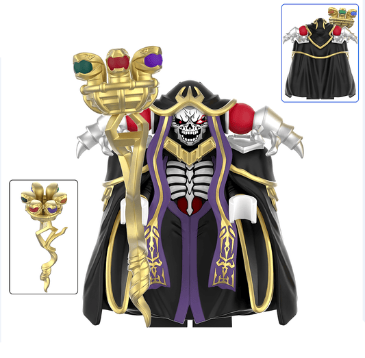Ainz Ooal Gown | Overlord Supreme Lich King | Custom Minifigure | Version 3