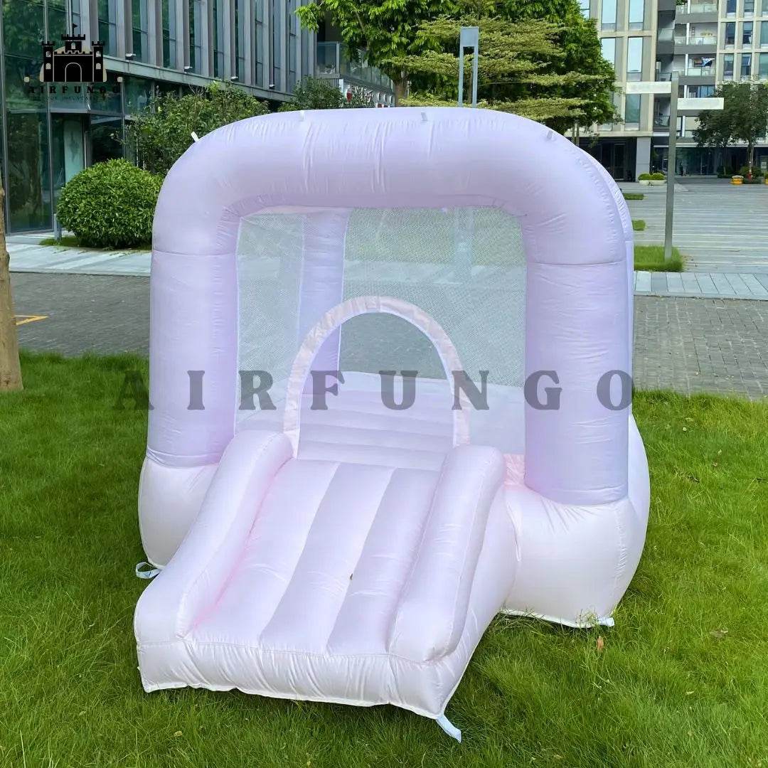 8ft White Bounce House Indoor Outdoor Softplay Inflatable Bouncer - ToylandEU