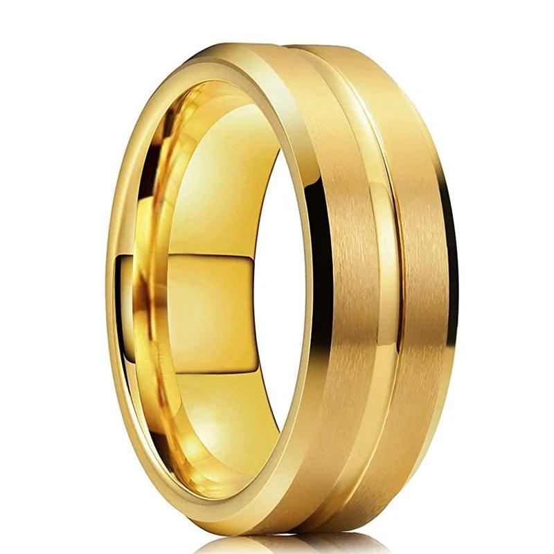 8mm Stainless Steel Wedding Band | Unisex Silver | Toylandeu™