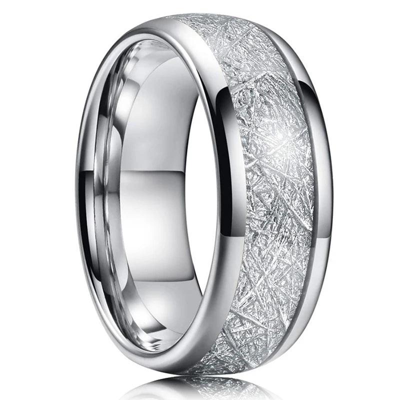 8mm Stainless Steel Wedding Band | Unisex Silver | Toylandeu™