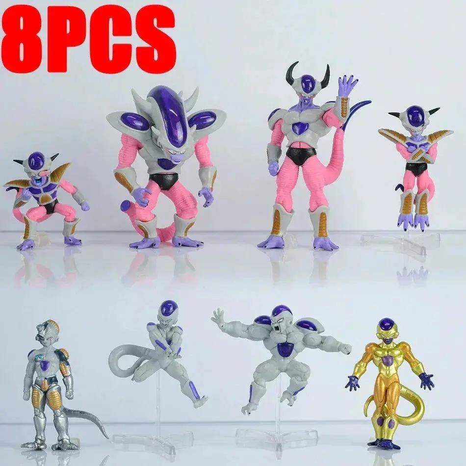 Frieza Dragon Ball Z Figure Set 8 PVC Collectible Figures - ToylandEU