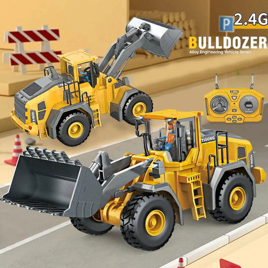  9-Channel RC Bulldozer Durable 2.4G Remote Control Toy -  ToylandEU™