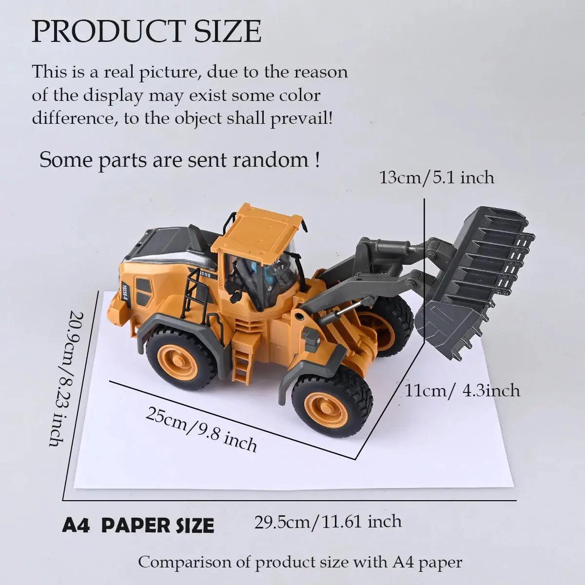  9-Channel RC Bulldozer Durable 2.4G Remote Control Toy -  ToylandEU™