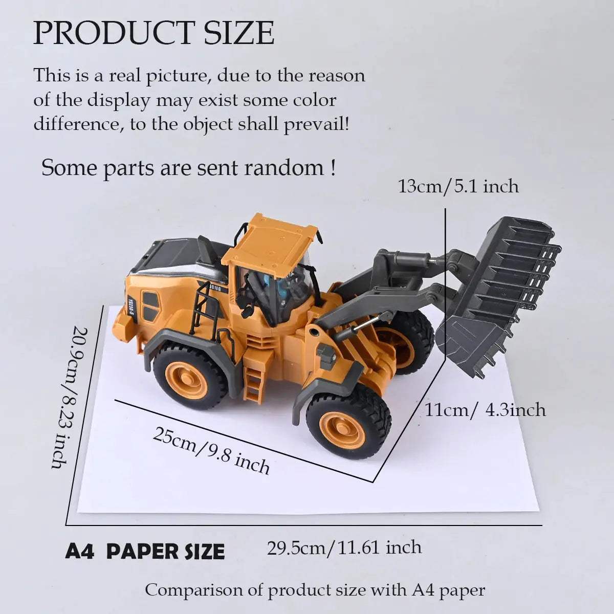  9-Channel RC Bulldozer Durable 2.4G Remote Control Toy -  ToylandEU™
