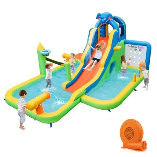  9 In 1 Inflatable Water Slide Backyard Climbing Wall -  ToylandEU™